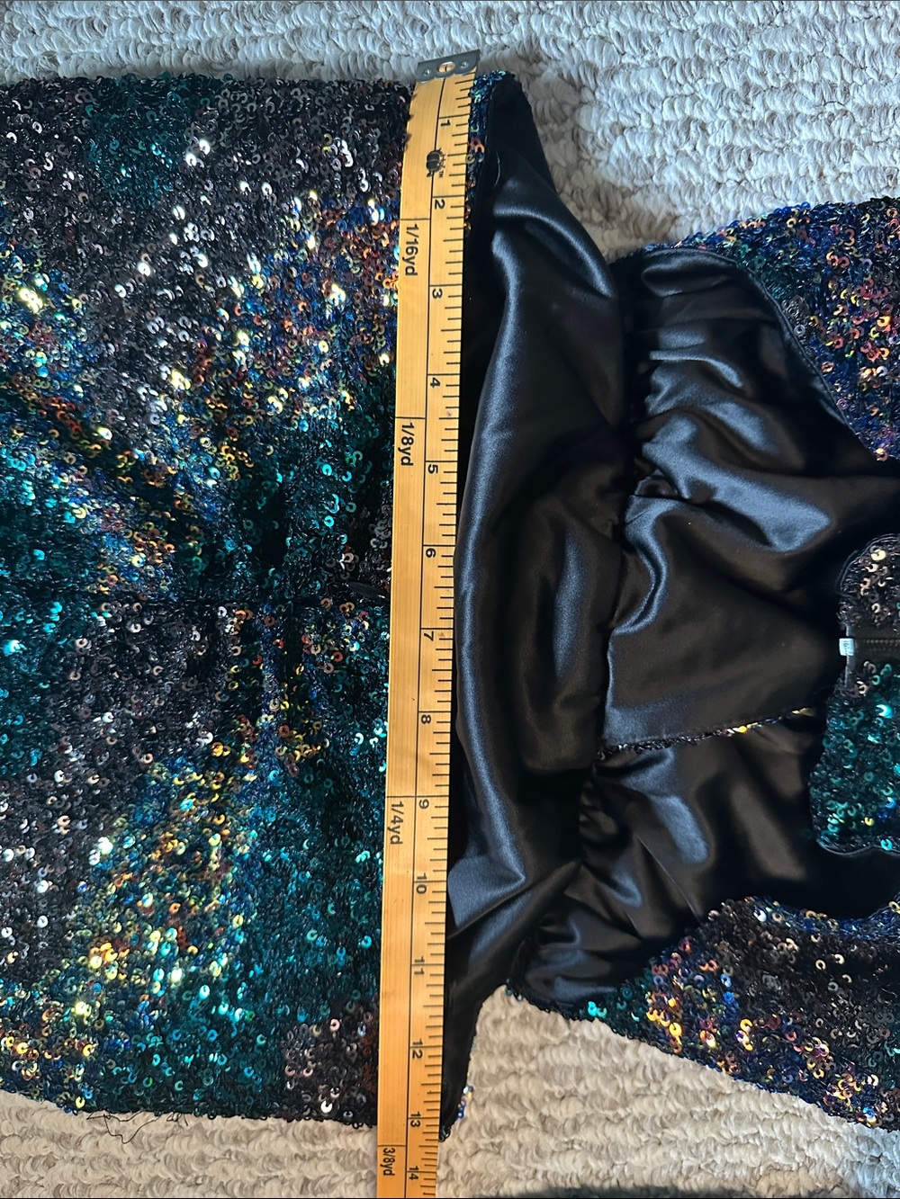 ASTR The Label Jayla Sequin Cutout Midi Cocktail Dress Multicolor M - Picture 10 of 10
